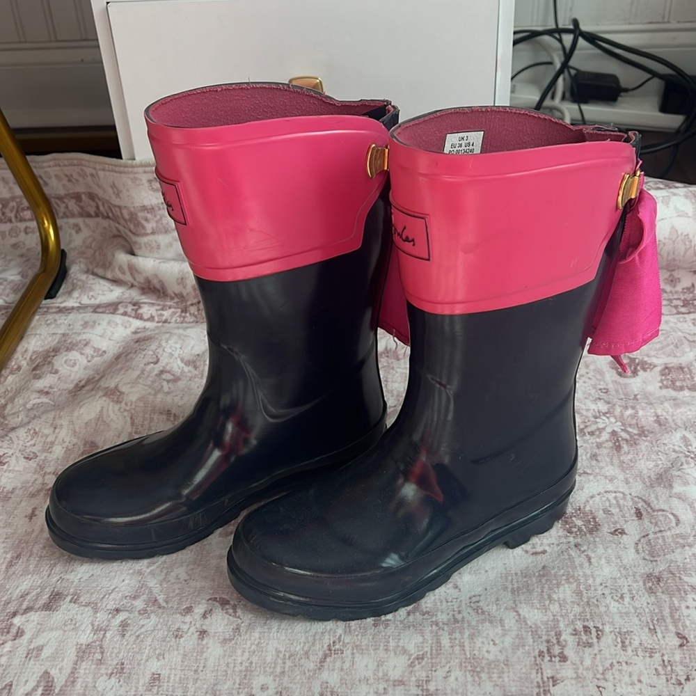 Girls Joules Rainboots size 4